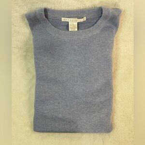 Perry Ellis Men’s Light Blue Crewneck Sweater | 100% Cotton | Size XL